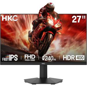 Image Écran PC 27" gaming HKC G27H3D - B-FHD-240Hz, 1ms - Noir à 113,99€
