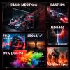 Image Écran PC 27" gaming HKC G27H3D - B-FHD-240Hz, 1ms - Noir à 113,99€