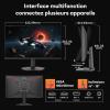 Image Écran PC 27" gaming HKC G27H3D - B-FHD-240Hz, 1ms - Noir à 113,99€