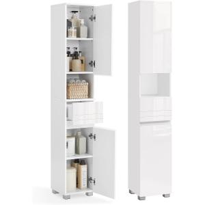 Image Colonne salle de bain VASAGLE KAIN BBC560P31 - Blanc Nuage à 67,99€