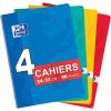 Image Cahiers Oxford Color Life - Lot de 4 - Couleurs assorties à 10,99€