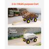 Image Chariot de jardin VEVOR V900 - Jaune + Noir à 87,30€