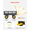 Image Chariot de jardin VEVOR V900 - Jaune + Noir à 87,30€
