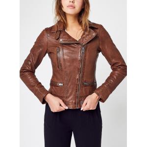Image Blouson cuir Oakwood VIDEO - Marron à 142,40€