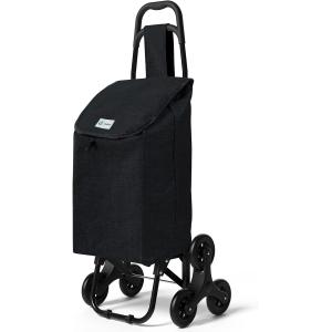 Image Chariot de courses VOUNOT 6 roues - Noir Oxford ou Gris à 26,99€