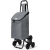 Image Chariot de courses VOUNOT 6 roues - Noir Oxford ou Gris à 26,99€