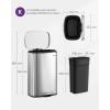 Image Poubelle de cuisine SONGMICS LTB050E01 - Argent à 68,63€