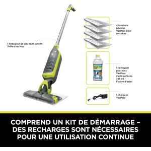 Image Aspirateur laveur Shark VacMop VM200EU - Charbon à 79,99€