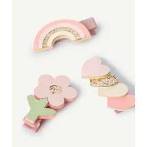 Image Lot de barrettes Tape à l'Oeil Fantaisie Pastel - Rose à 2€