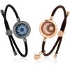 Image Bracelet connecté TOTWOO Soleil et Lune - Noir et or rose à 121,40€