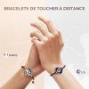 Image Bracelet connecté TOTWOO Soleil et Lune - Noir et or rose à 121,40€