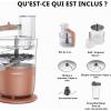 Image Processeur alimentaire Kenwood MultiPro Compact FDP23.380RD - Rouge Argile à 89,90€