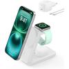 Image Chargeur Belkin UltraCharge 3-en-1 avec Qi2 25W - Blanc ou Noir à 74,99€
