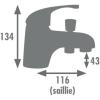 Image Mitigeur bain-douche Rousseau Cardiff - Chromé à 48,12€