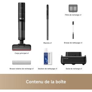 Image Aspirateur laveur dreame H15S - Noir à 299€