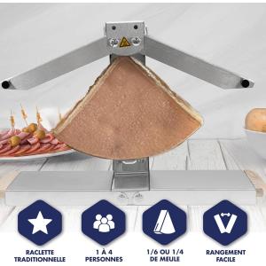 Image Appareil à raclette Louis Tellier Brézière Signature - Inox à 183,84€