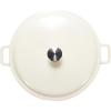 Image Sauteuse en fonte émaillée Amazon Basics SX-33QTW - Blanc à 28,49€