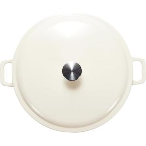 Image Sauteuse en fonte émaillée Amazon Basics SX-33QTW - Blanc à 28,49€