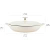 Image Sauteuse en fonte émaillée Amazon Basics SX-33QTW - Blanc à 28,49€