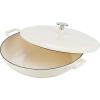 Image Sauteuse en fonte émaillée Amazon Basics SX-33QTW - Blanc à 28,49€