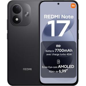 Image Smartphone XIAOMI Redmi Note 17 - Noir, Bleu ou Violet à 253€