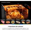 Image Four encastrable Comfee CBO70M80D2-BK - Noir et Argent à 189,49€