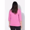 Image T-shirt Ulla Popken Nice - Fuchsia foncé à 28,79€
