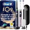 Image Brosses à dents électriques Oral-B iO 9 Duo - Noir, Rose à 289,99€