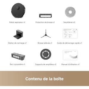 Image Robot aspirateur laveur dreame L10s Pro Gen 3 - Noir à 178,99€