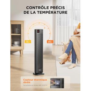Image Radiateur Midea NTH20-22GR(GR) - Gris à 71,99€