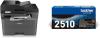 Image Pack Imprimante Multifonction 3 en 1 Brother Bundle DCP-L2665DW + Toner Original TN-2510 Noir