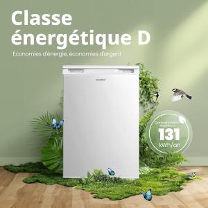 Image Congélateur COMFEE' RCU83WH3EU(E) - Blanc à 179,99€
