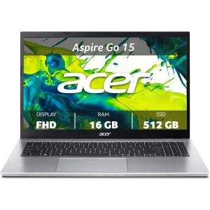 Image PC Portable Acer Aspire Go 15 (Ryzen5, RAM 16Go, SSD 512Go, Win 11) - Argenté à 599€