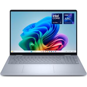 Image [Prime] PC portable 2-en-1 16" 2K Dell 16 Plus DB06250 (Ultra7, RAM 16Go, SSD 512Go, Intel Arc) - Ice Blue à 799€