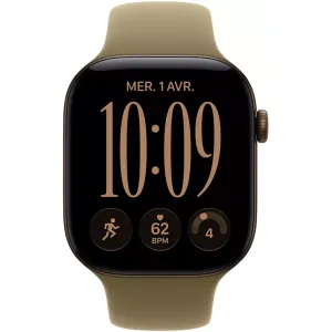 Image Montre connectée Apple Watch Series 12 46 mm - Bronze / Olive M/L à 449€
