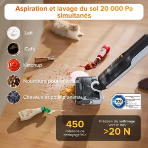 Image [Prime] Aspirateur laveur roborock F25 LT - Noir à 159€
