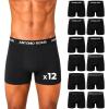 Image [Prime] Boxers ANTONIO ROSSI Lot de 12 - Noir à 31,67€