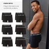 Image [Prime] Boxers ANTONIO ROSSI Lot de 12 - Noir à 31,67€