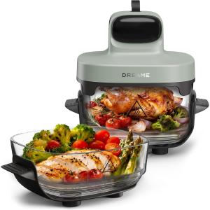 Image [Prime] Friteuse à air DREAME Tasti PT60 - Green à 94,05€