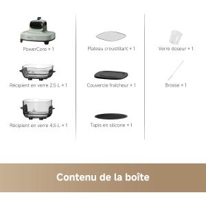 Image [Prime] Friteuse à air DREAME Tasti PT60 - Green à 94,05€