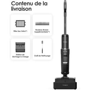Image [Prime] Nettoyeur vapeur Tineco Floor One S7 Stretch Steam - Noir à 429,99€