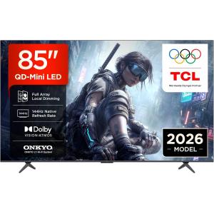 Image [Prime] Téléviseur TCL 85T8D - Brushed dark metal front à 1 149€