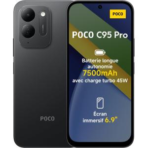 Image [Prime] Smartphone Xiaomi POCO C95 Pro - Noir à 219,90€