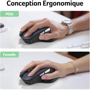 Image Souris ergonomique Acer OMR266 - Bleu à 12,18€