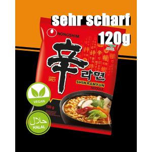 Image Lot 20 x 120g Nouilles instantanées Nongshim Shin Ramyun - 16,49€