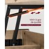 Image Table basse relevable VASAGLE LCT254L01 - Marron camel à 115,46€