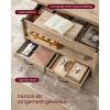 Image Table basse relevable VASAGLE LCT254L01 - Marron camel à 115,46€
