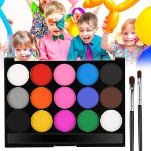 Image Palette de peinture corporelle URAQT 15 couleurs - Multicolore à 7,59€