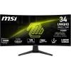 Image Écran gaming incurvé 34" UHD 4K MSI MAG 346CQ - 180Hz, 1ms - Noir à 220,40€
