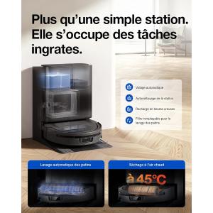 Image Aspirateur robot laveur ECOVACS DEEBOT T90 Max - Noir à 424,00€